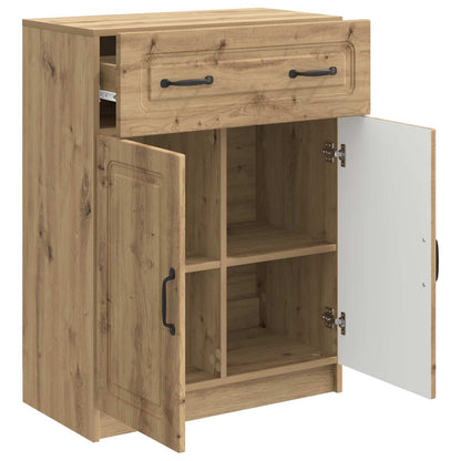 Sideboard med låda Artisan-ek 66 x 34,5 x 87 cm Konstruerat trä