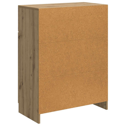 Sideboard med låda Artisan-ek 66 x 34,5 x 87 cm Konstruerat trä