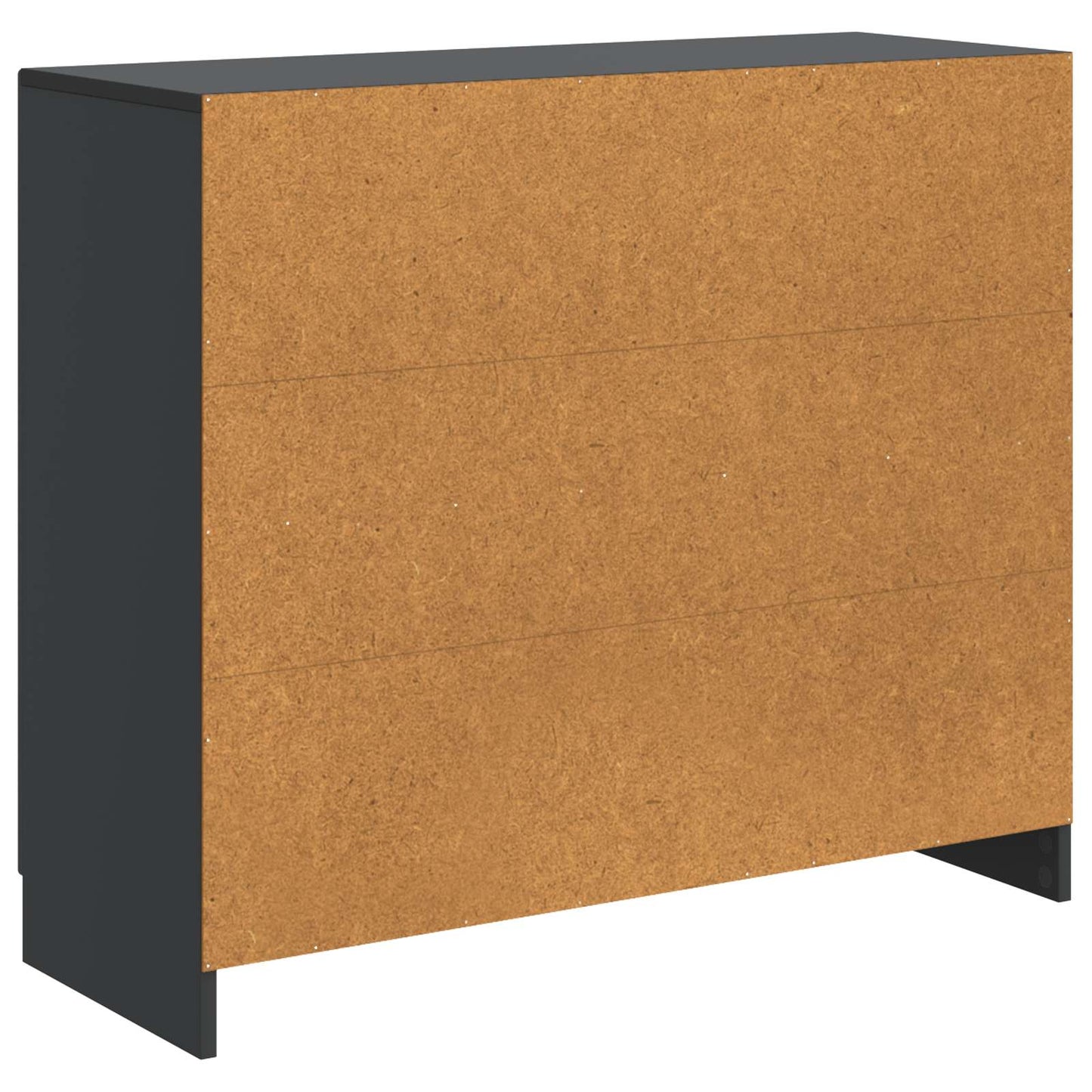 Sideboard Svart 89 x 34,5 x 77 cm Konstruerat trä