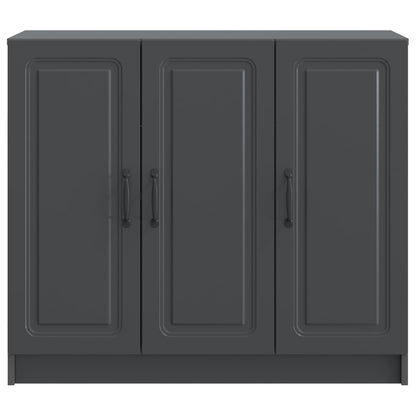 Sideboard Svart 89 x 34,5 x 77 cm Konstruerat trä