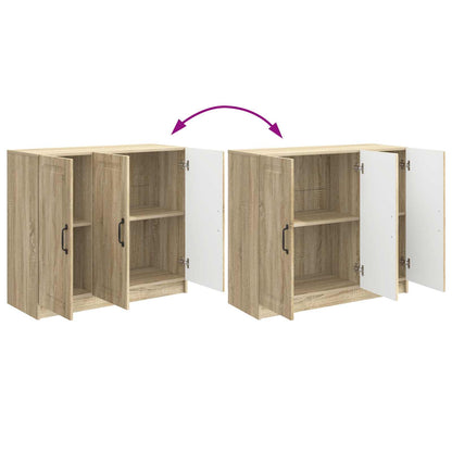 Sideboard Sonoma-ek 89 x 34,5 x 77 cm Konstruerat trä