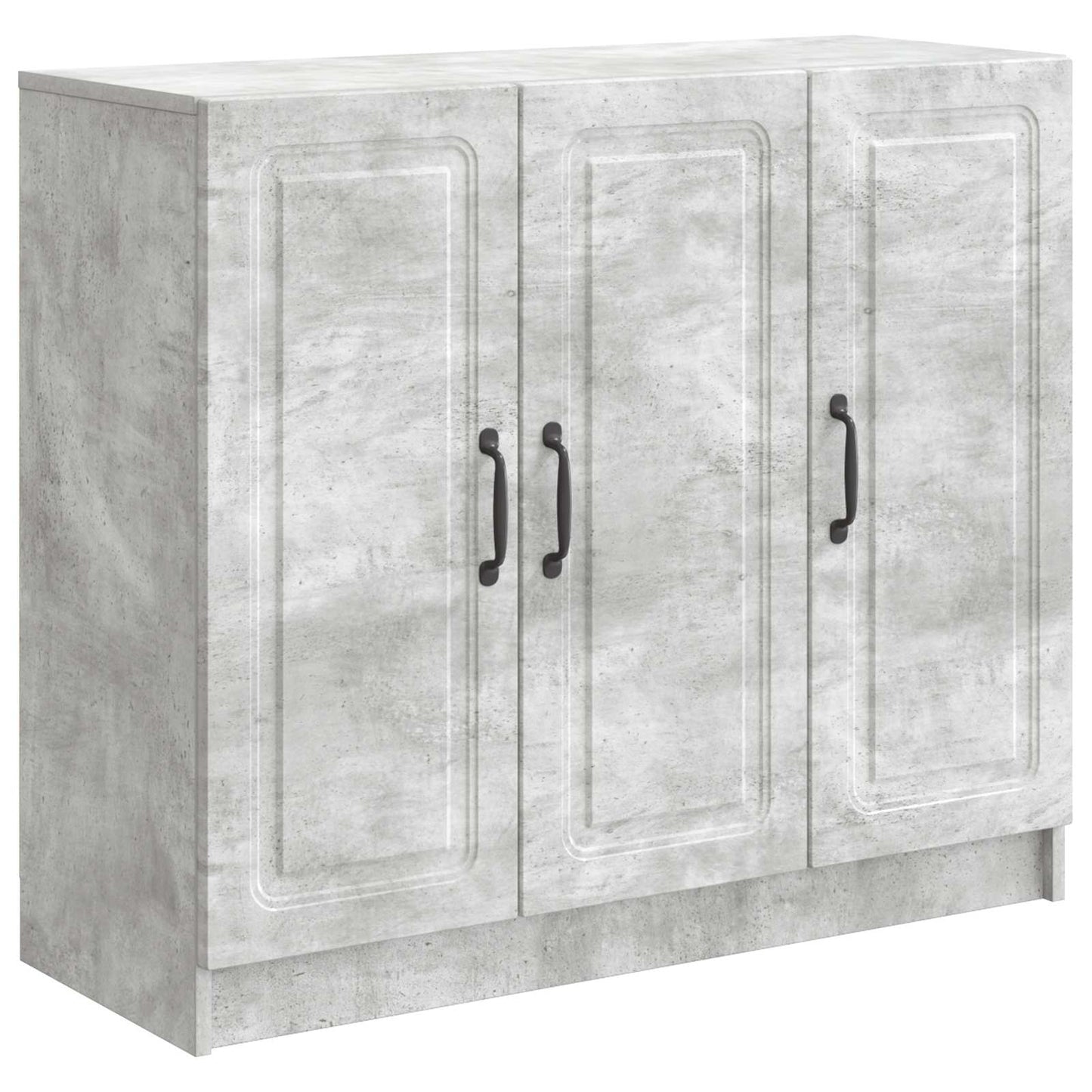 Sideboard Betonggrå 89 x 34,5 x 77 cm Konstruerat trä