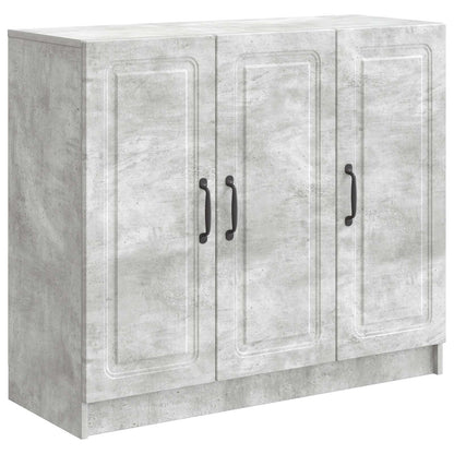 Sideboard Betonggrå 89 x 34,5 x 77 cm Konstruerat trä