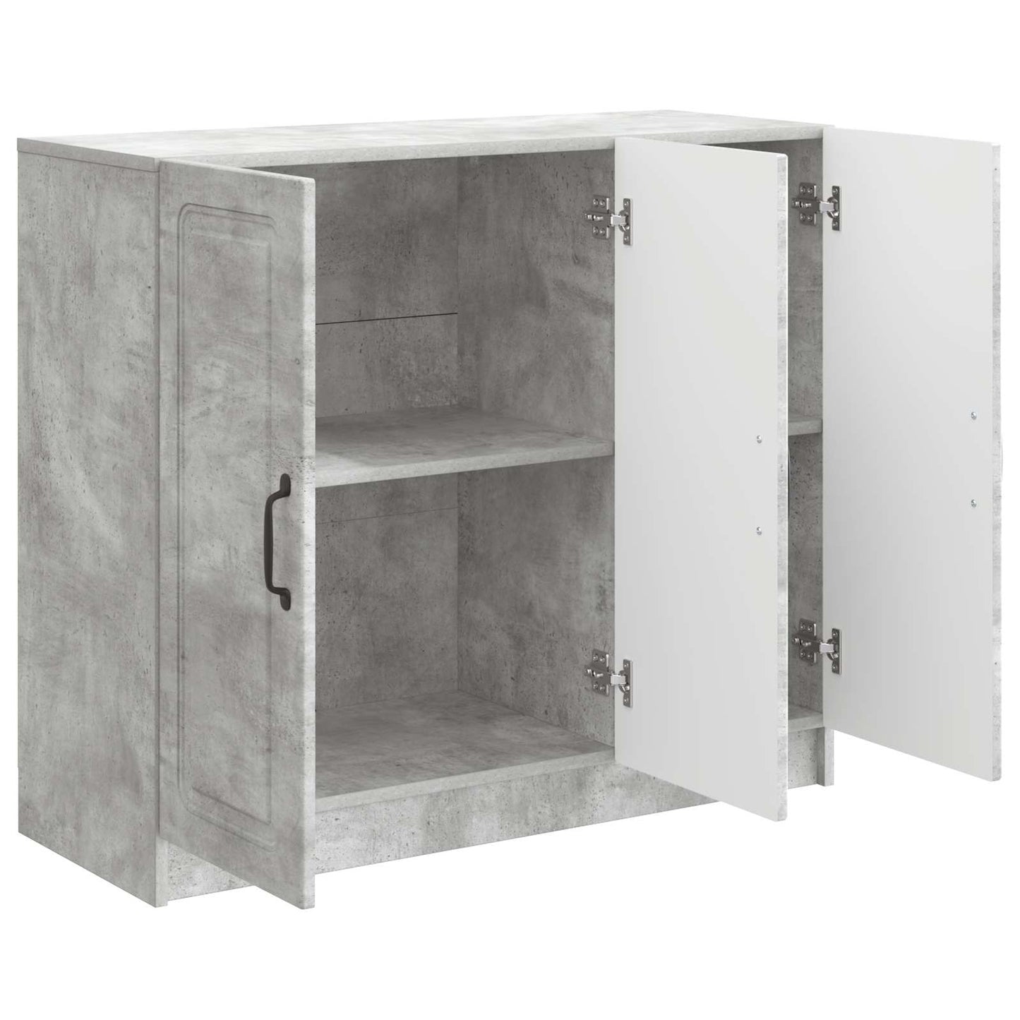 Sideboard Betonggrå 89 x 34,5 x 77 cm Konstruerat trä