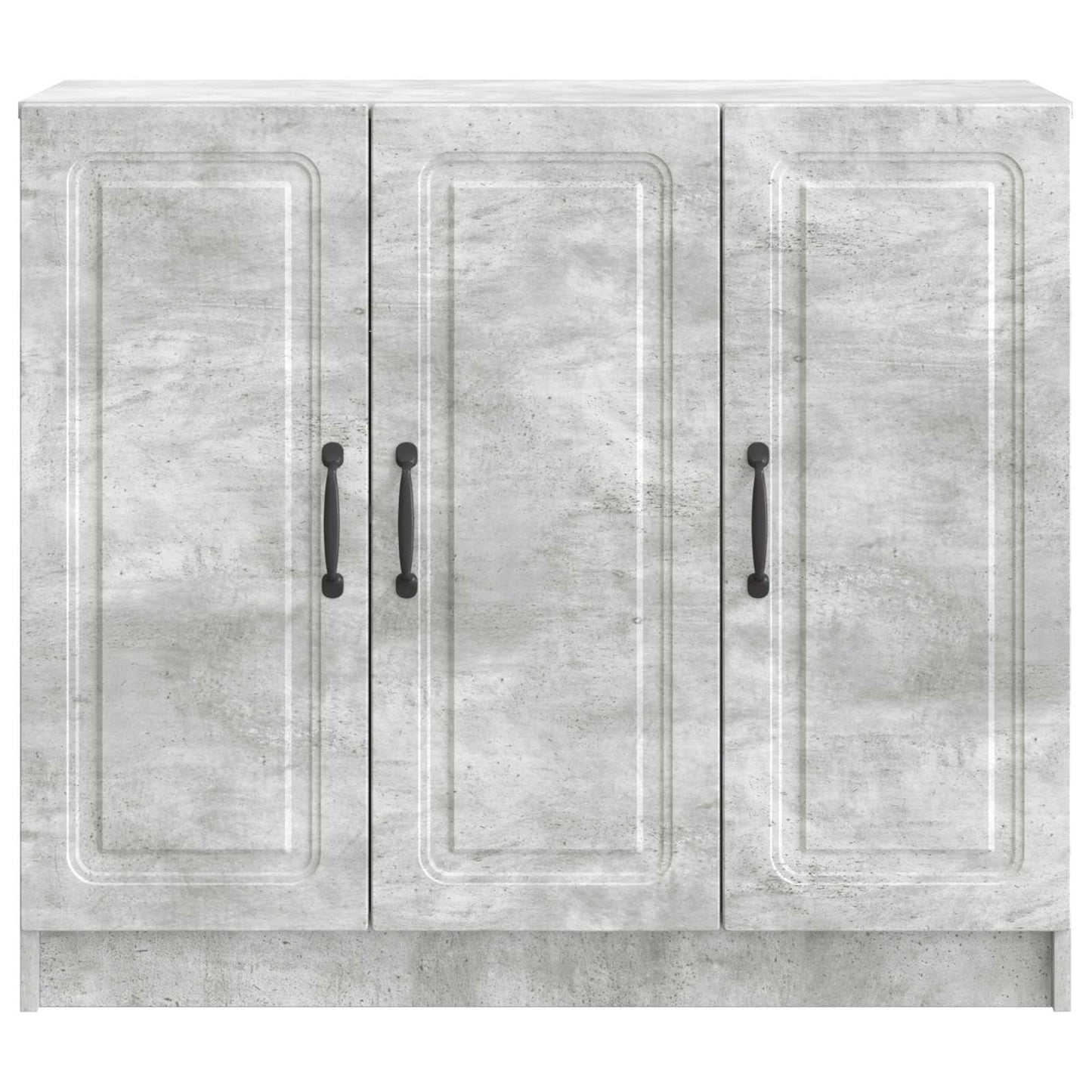 Sideboard Betonggrå 89 x 34,5 x 77 cm Konstruerat trä
