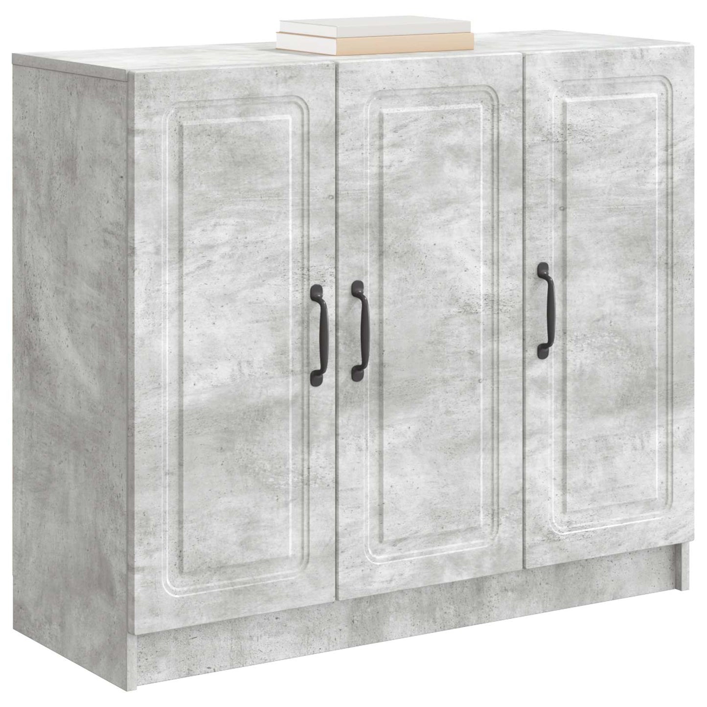 Sideboard Betonggrå 89 x 34,5 x 77 cm Konstruerat trä