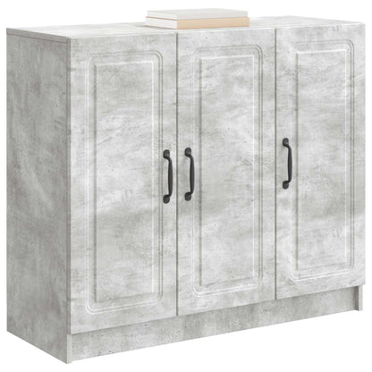 Sideboard Betonggrå 89 x 34,5 x 77 cm Konstruerat trä
