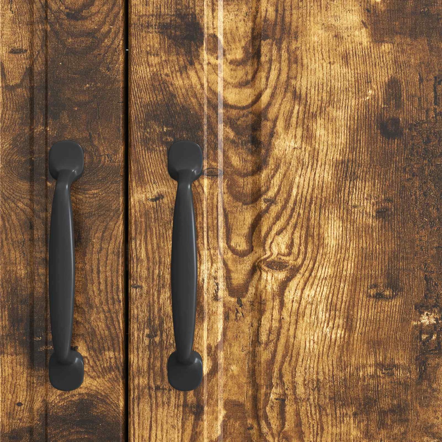 Sideboard Rökt ek 89 x 34,5 x 77 cm Konstruerat trä