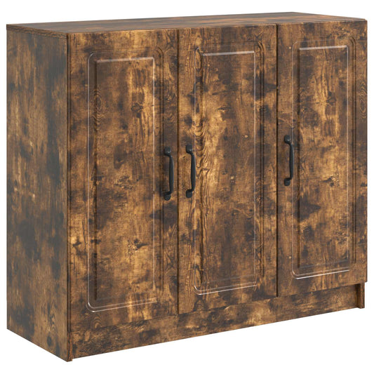 Sideboard Rökt ek 89 x 34,5 x 77 cm Konstruerat trä