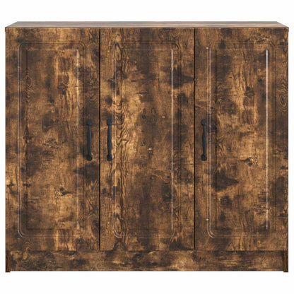 Sideboard Rökt ek 89 x 34,5 x 77 cm Konstruerat trä