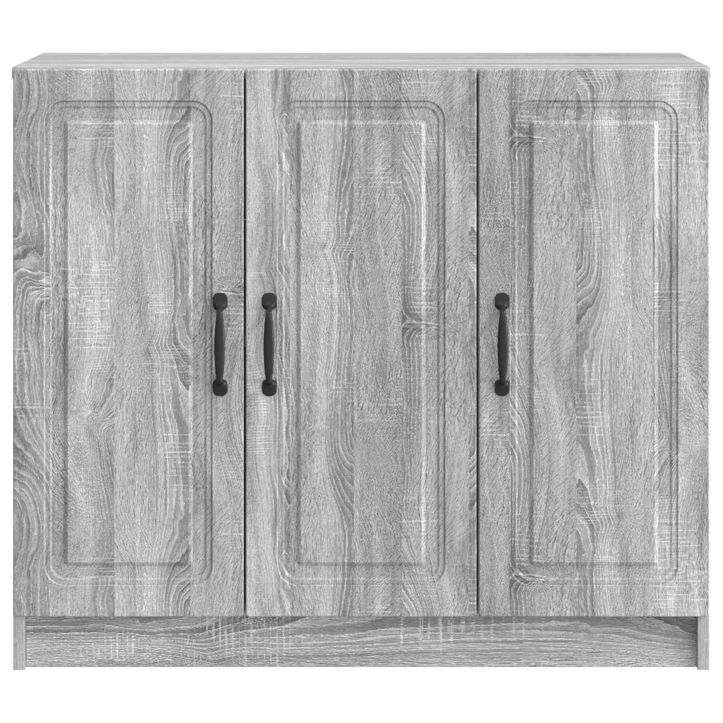 Sideboard Grå sonoma-ek 89 x 34,5 x 77 cm Konstruerat trä