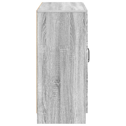 Sideboard Grå sonoma-ek 89 x 34,5 x 77 cm Konstruerat trä