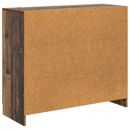 Sideboard Gammalt trä 89 x 34,5 x 77 cm Konstruerat trä