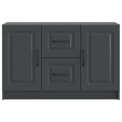 Sideboard med låda Svart 89 x 34,5 x 57 cm Konstruerat trä