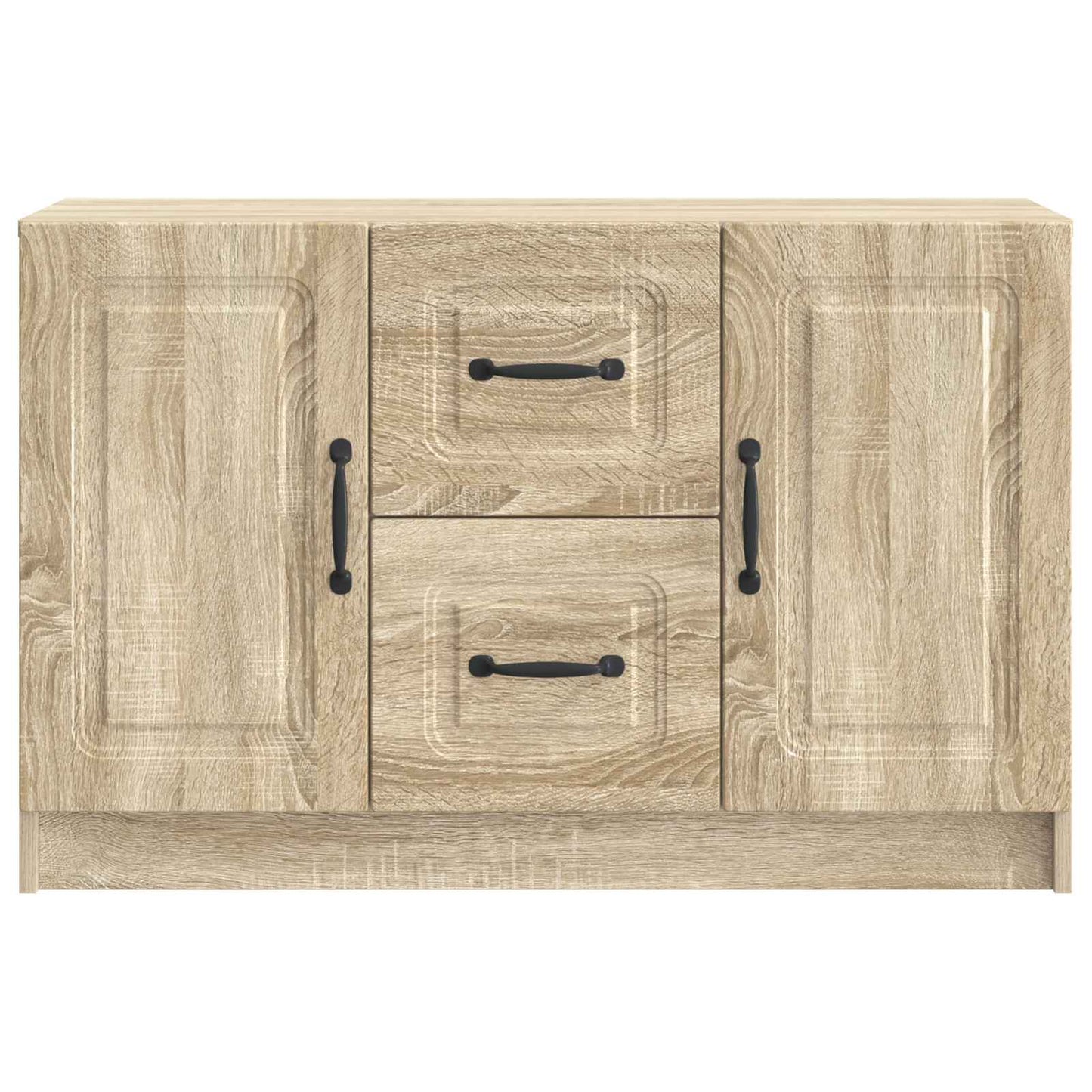 Sideboard med låda Sonoma-ek 89 x 34,5 x 57 cm Konstruerat trä