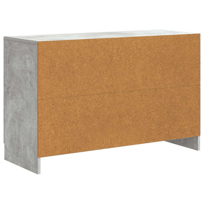 Sideboard med låda Betonggrå 89 x 34,5 x 57 cm Konstruerat trä