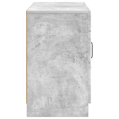 Sideboard med låda Betonggrå 89 x 34,5 x 57 cm Konstruerat trä