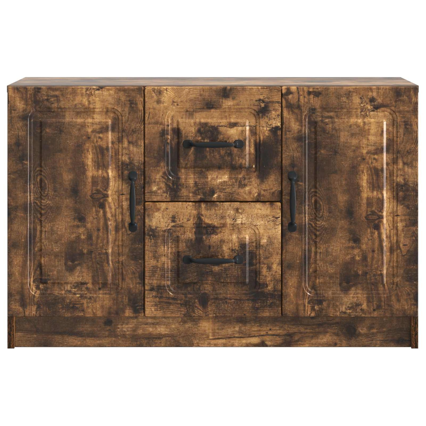 Sideboard med låda Rökt ek 89 x 34,5 x 57 cm Konstruerat trä