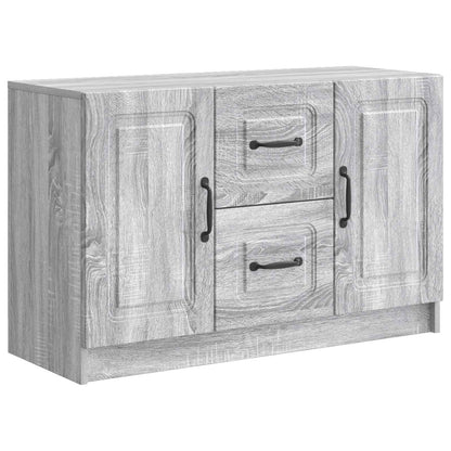 Sideboard Grå sonoma-ek 89 x 34,5 x 57 cm Konstruerat trä