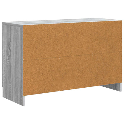 Sideboard Grå sonoma-ek 89 x 34,5 x 57 cm Konstruerat trä