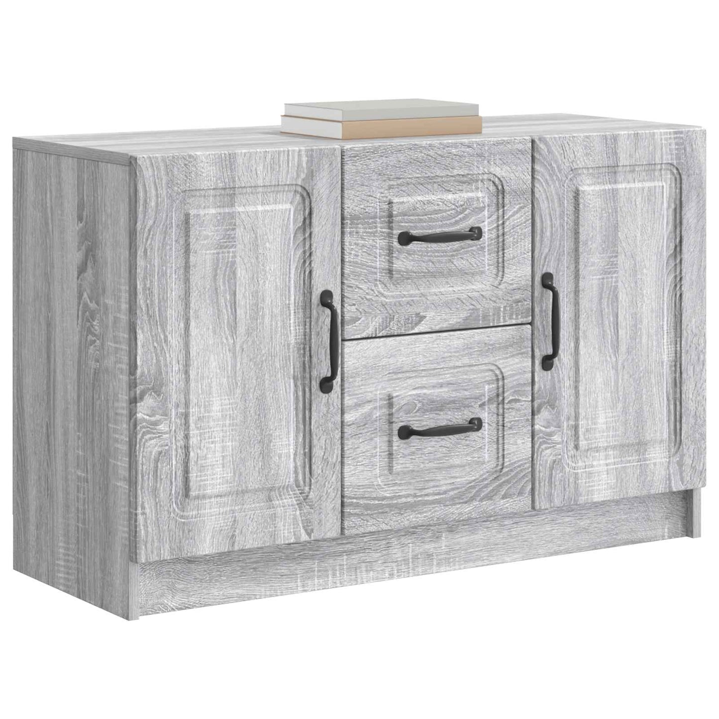 Sideboard Grå sonoma-ek 89 x 34,5 x 57 cm Konstruerat trä