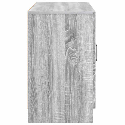 Sideboard Grå sonoma-ek 89 x 34,5 x 57 cm Konstruerat trä