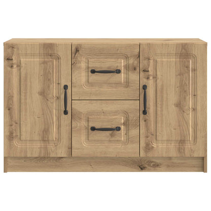 Sideboard med låda Artisan-ek 89 x 34,5 x 57 cm Konstruerat trä