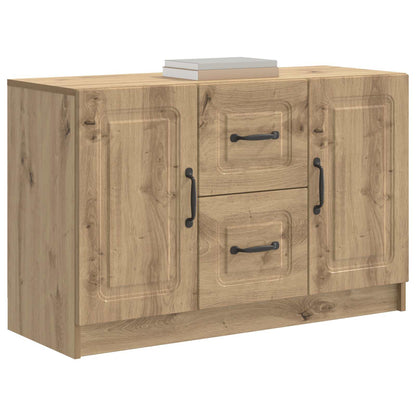 Sideboard med låda Artisan-ek 89 x 34,5 x 57 cm Konstruerat trä
