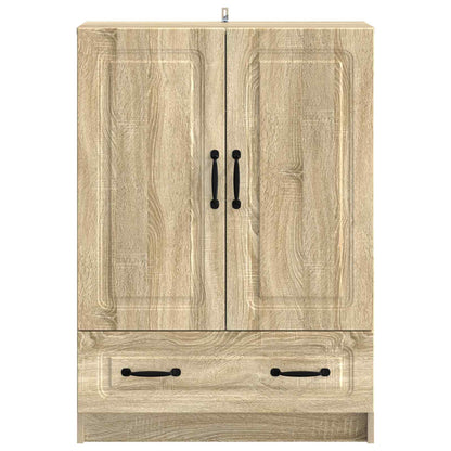 Sideboard med låda Sonoma-ek 66 x 34,5 x 92 cm Konstruerat trä