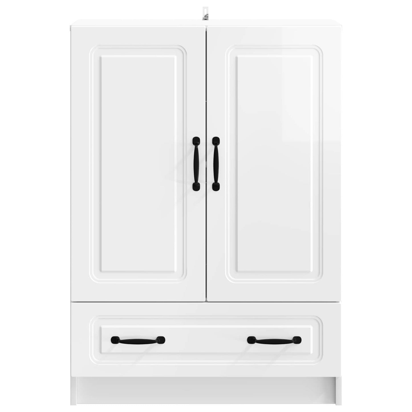 Sideboard Vit högglans 66 x 34,5 x 92 cm Konstruerat trä