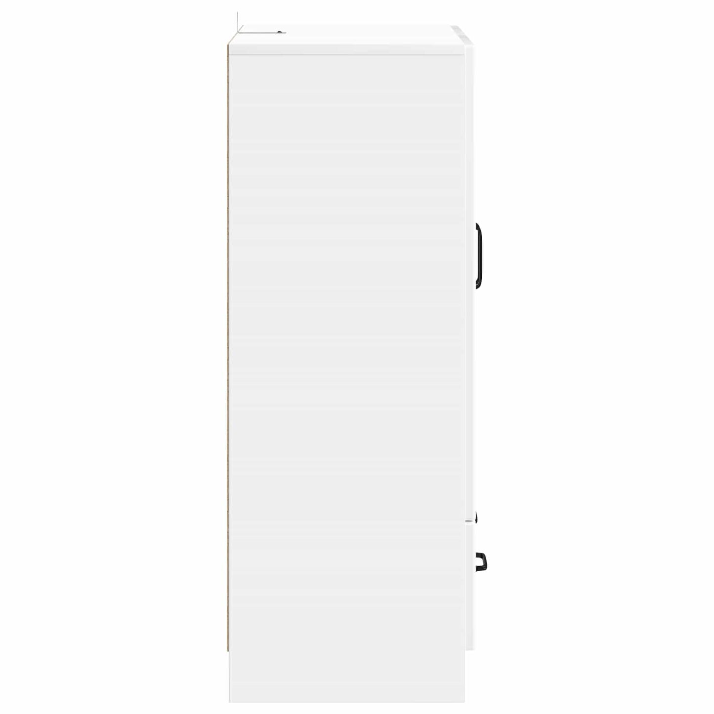 Sideboard Vit högglans 66 x 34,5 x 92 cm Konstruerat trä