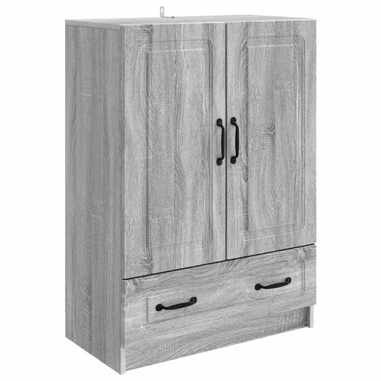 Sideboard Grå sonoma-ek 66 x 34,5 x 92 cm Konstruerat trä