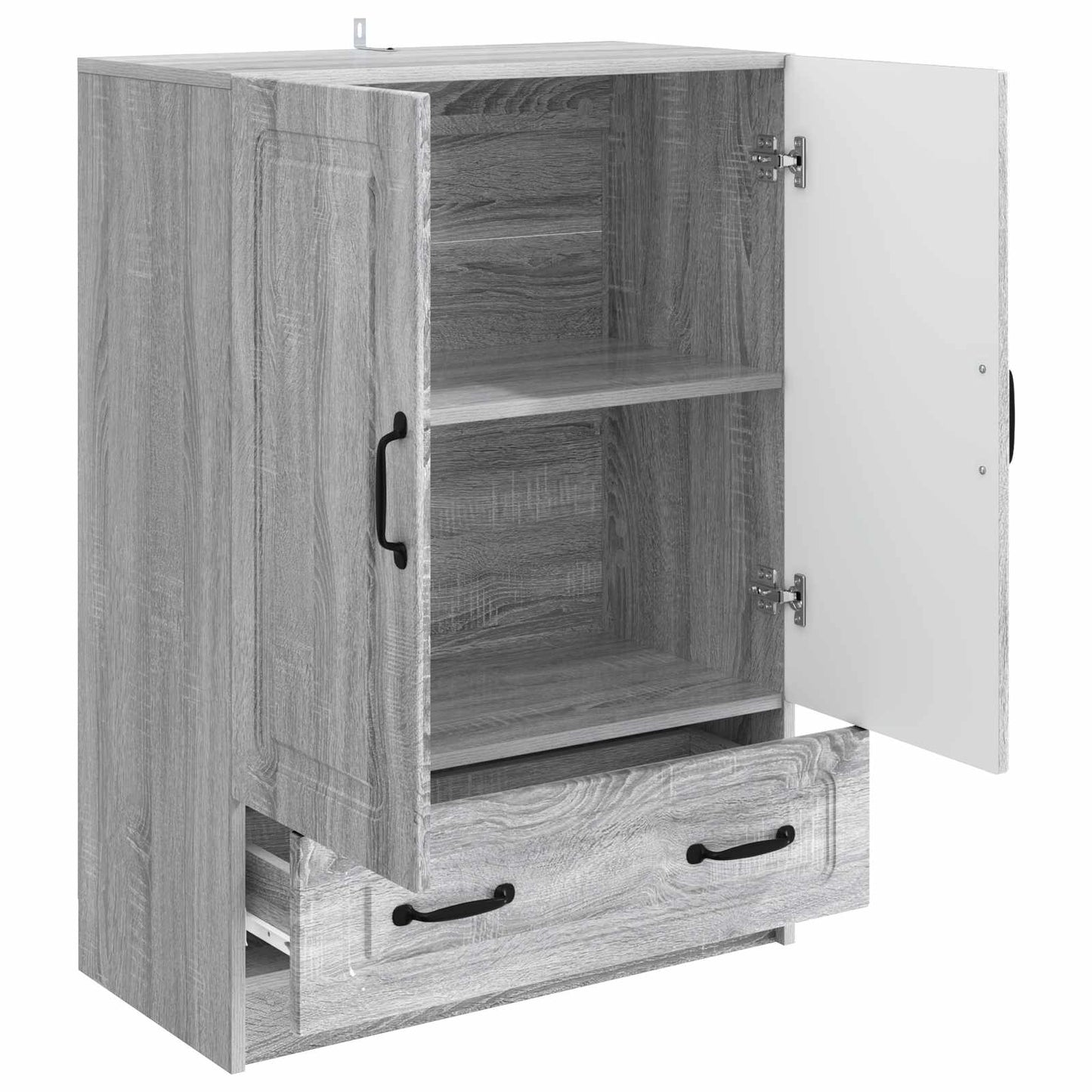 Sideboard Grå sonoma-ek 66 x 34,5 x 92 cm Konstruerat trä