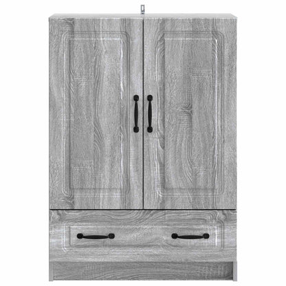 Sideboard Grå sonoma-ek 66 x 34,5 x 92 cm Konstruerat trä