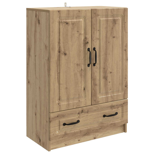 Sideboard med låda Artisan-ek 66 x 34,5 x 92 cm Konstruerat trä