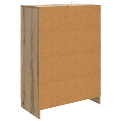 Sideboard med låda Artisan-ek 66 x 34,5 x 92 cm Konstruerat trä
