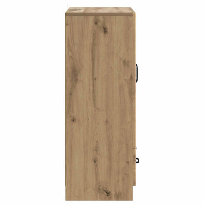 Sideboard med låda Artisan-ek 66 x 34,5 x 92 cm Konstruerat trä