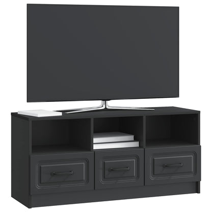 TV-skåp med låda Svart 102 x 34,5 x 47 cm Konstruerat trä