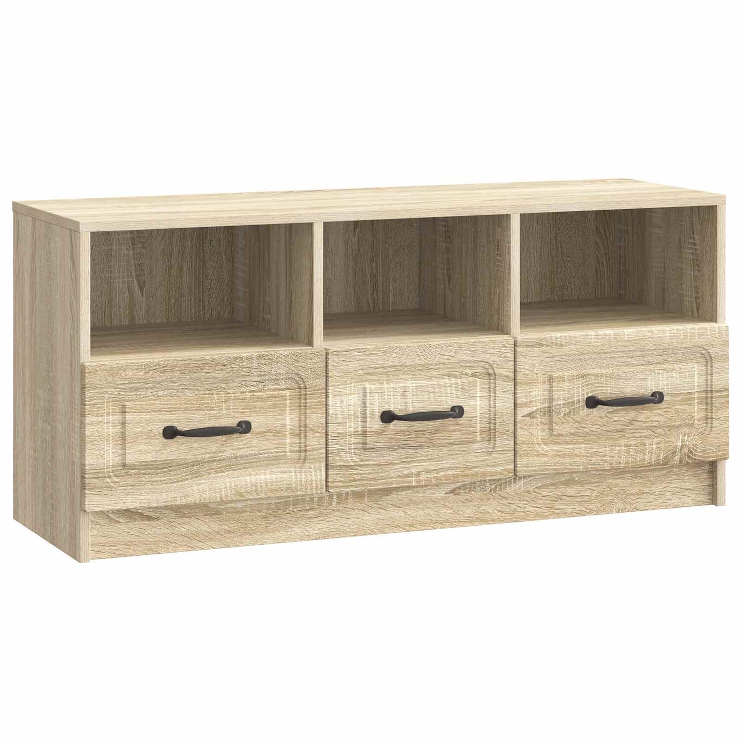TV-skåp med låda Sonoma-ek 102 x 34,5 x 47 cm Konstruerat trä