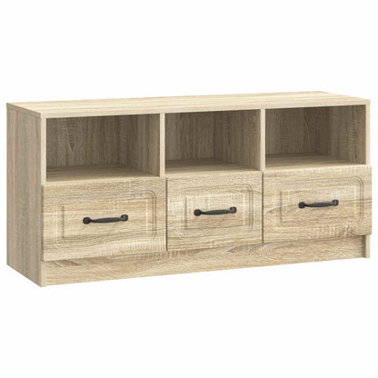 TV-skåp med låda Sonoma-ek 102 x 34,5 x 47 cm Konstruerat trä
