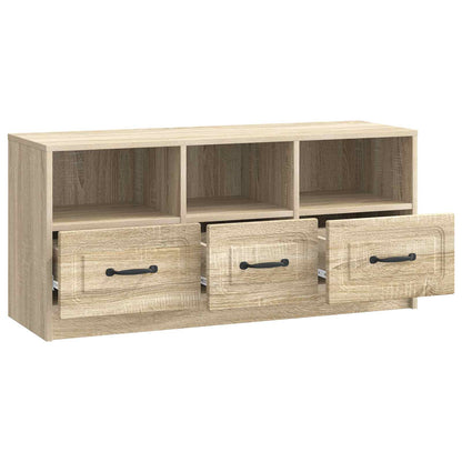 TV-skåp med låda Sonoma-ek 102 x 34,5 x 47 cm Konstruerat trä