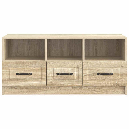 TV-skåp med låda Sonoma-ek 102 x 34,5 x 47 cm Konstruerat trä