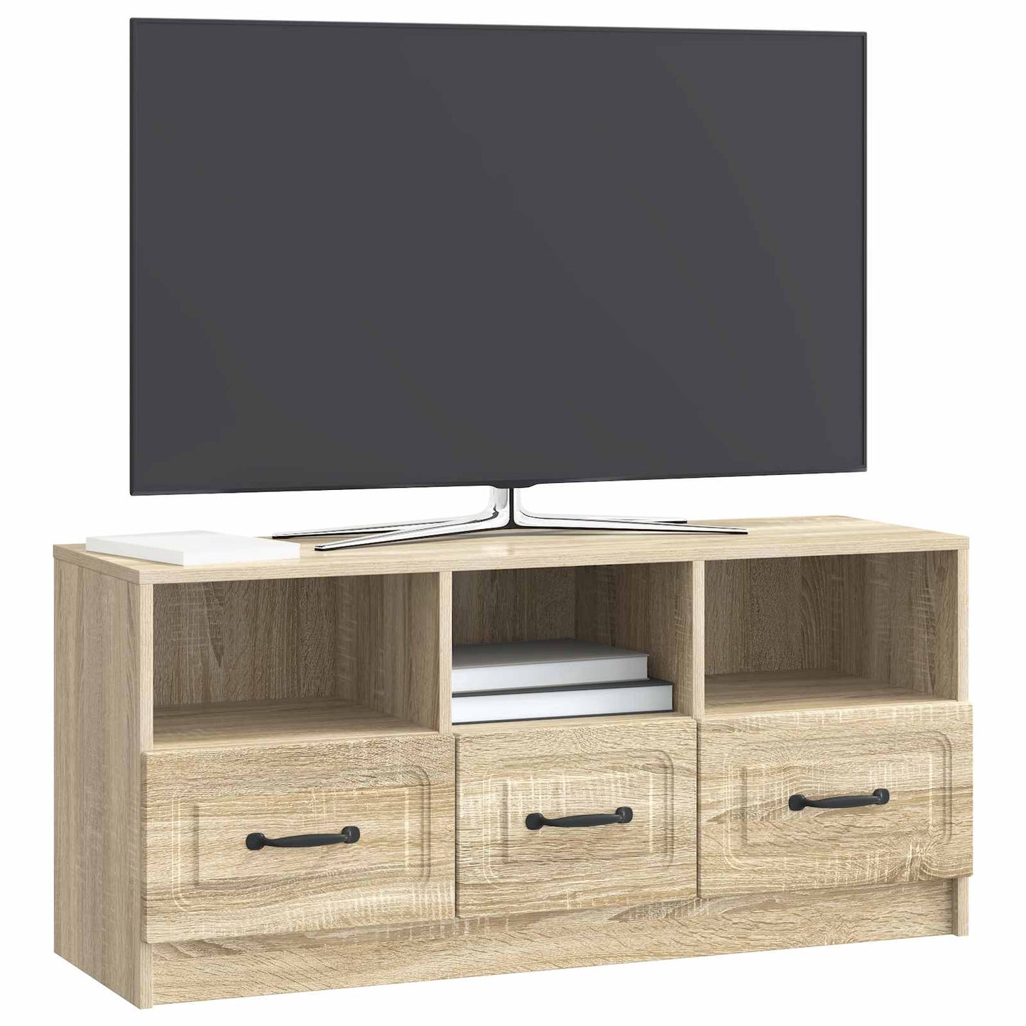 TV-skåp med låda Sonoma-ek 102 x 34,5 x 47 cm Konstruerat trä