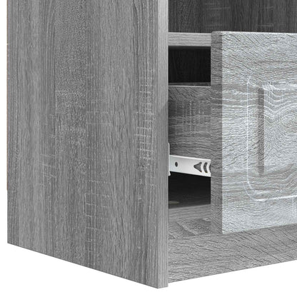 TV-skåp Grå sonoma-ek 102 x 34,5 x 47 cm Konstruerat trä