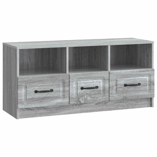 TV-skåp Grå sonoma-ek 102 x 34,5 x 47 cm Konstruerat trä
