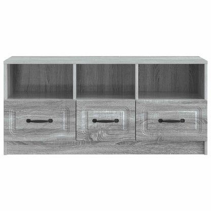 TV-skåp Grå sonoma-ek 102 x 34,5 x 47 cm Konstruerat trä