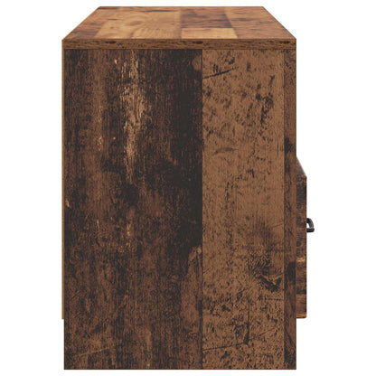 TV-skåp med låda Gammalt trä 102 x 34,5 x 47 cm Konstruerat trä