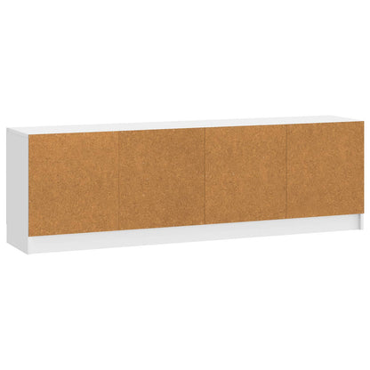 TV-skåp Vit högglans 150 x 31 x 47 cm Konstruerat trä