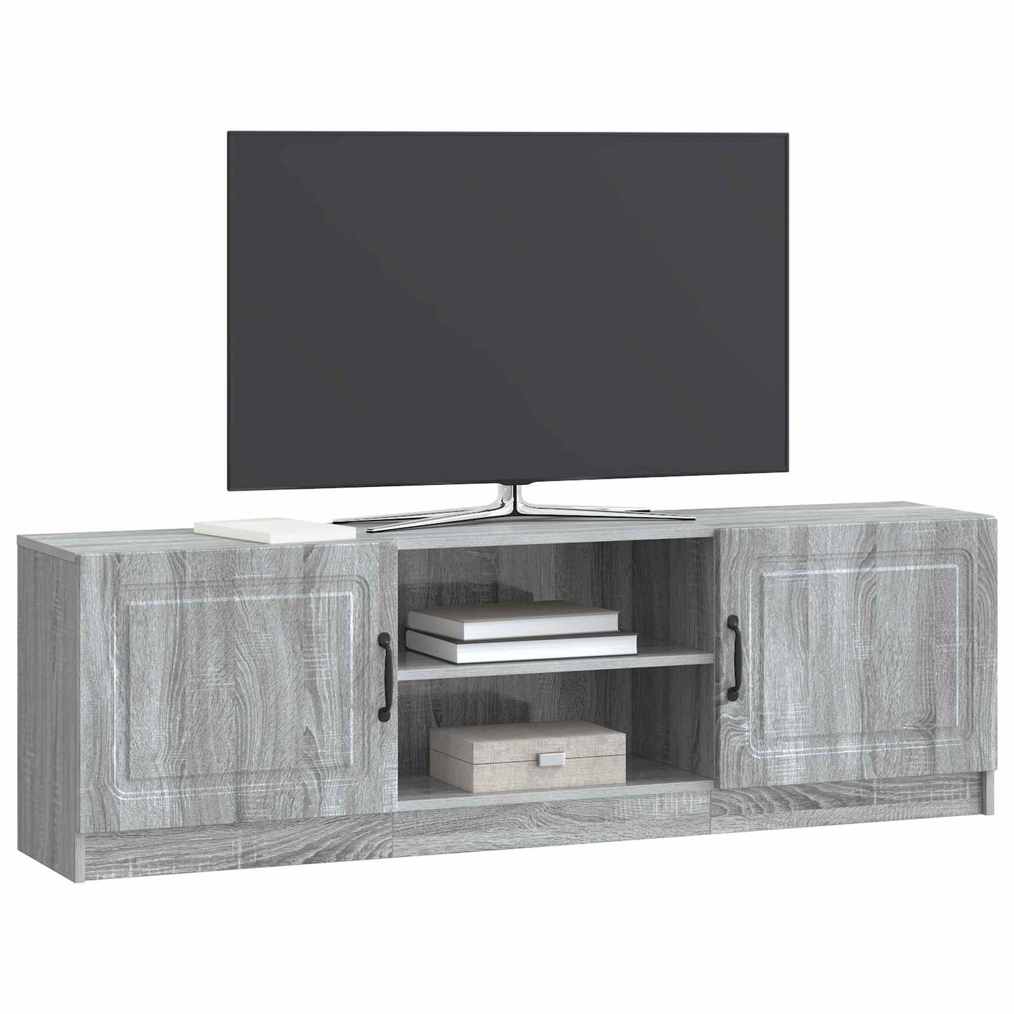 TV-skåp Grå sonoma-ek 150 x 31 x 47 cm Konstruerat trä