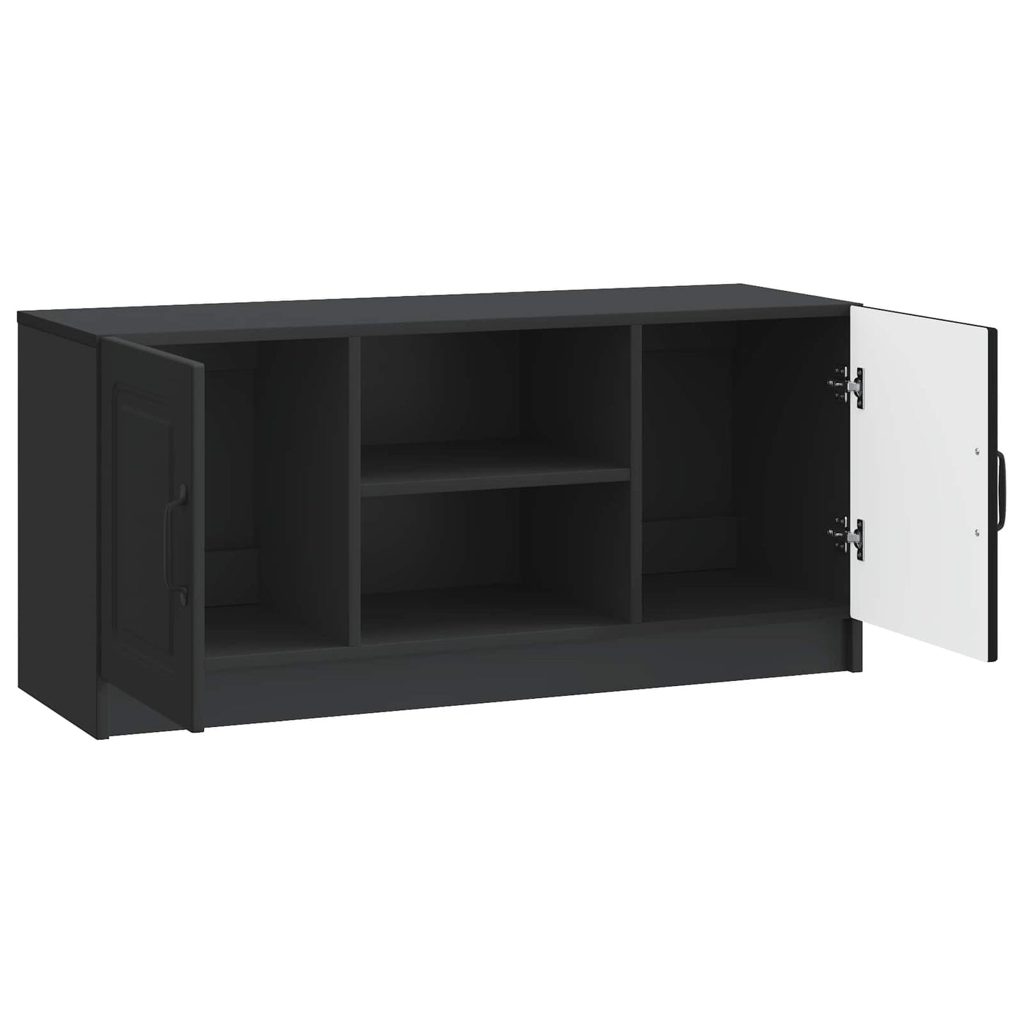 TV-skåp Svart 102 x 34,5 x 47 cm Konstruerat trä